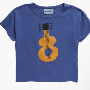 Bobo Choses Blue Guitar Graphic Kids Tee